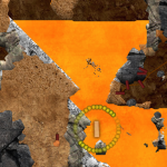 Screenshot of Volcano Escape scenario